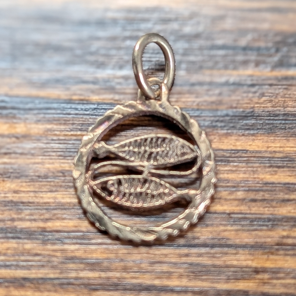 Gold Fish Pendant Charm